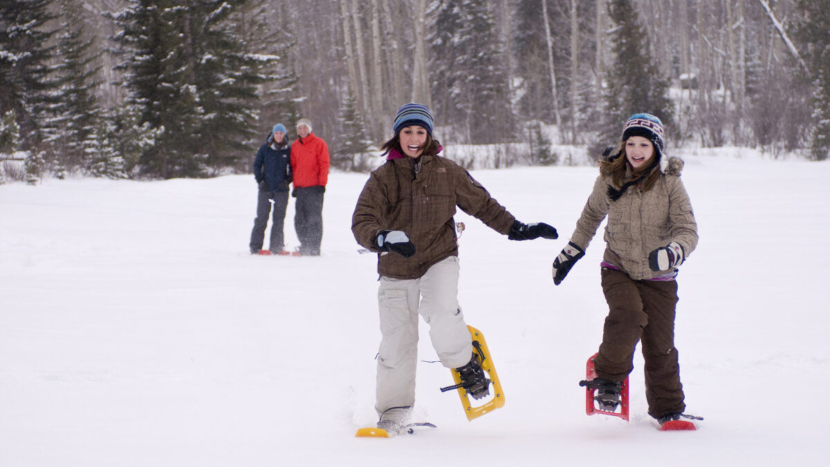 Snowshoeing